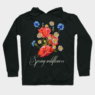 Spring  wildflowers-Bouquet of wildflowers-Spring bouquet of wildflowers Hoodie